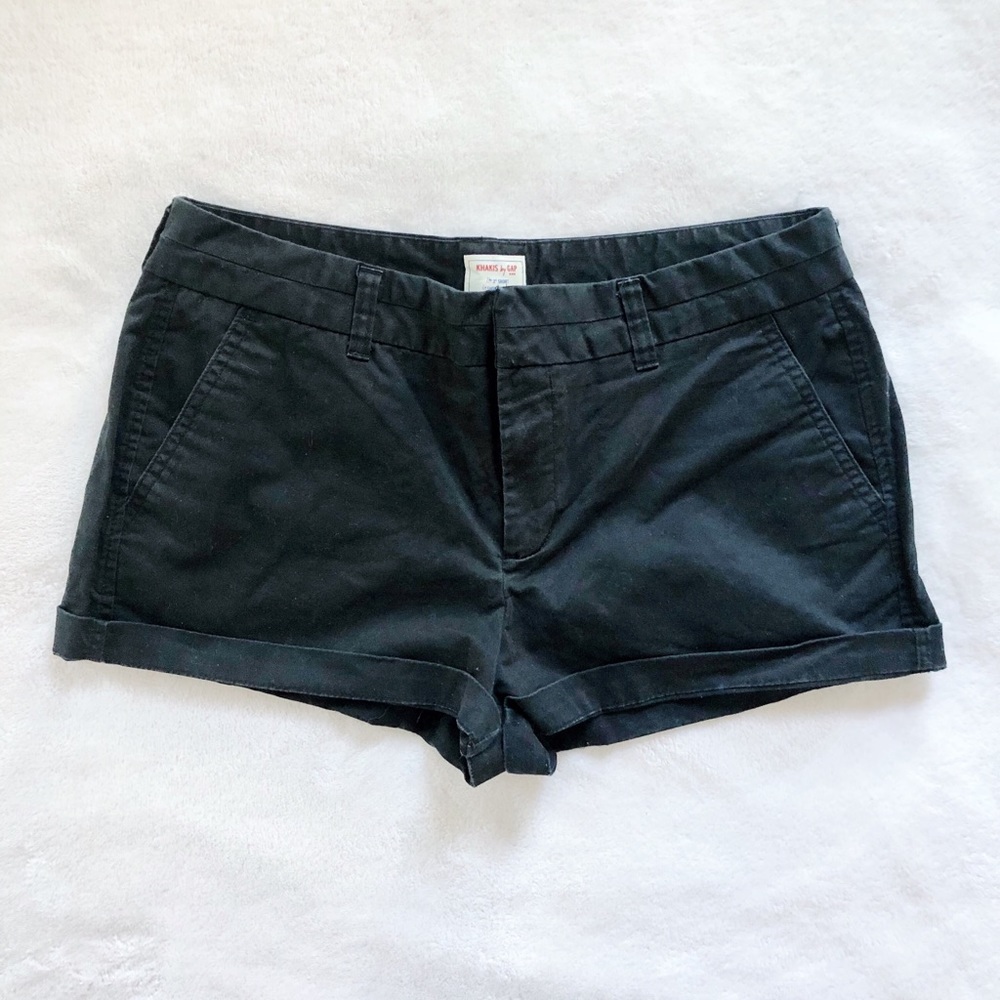 {The Gap} Black Twill Shorts